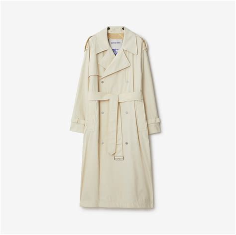 trench court burberry femme|Long Kennington Trench Coat in Calico .